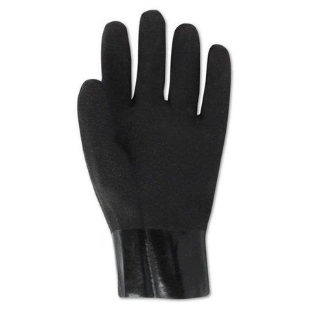 Magid MultiMaster T2070R Black Sand Finish PVC Gloves, 12PK T2080R